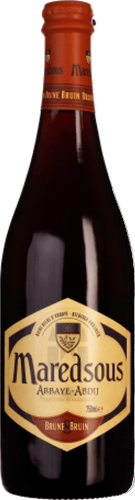 Maredsous bruin fles á 0,75 liter