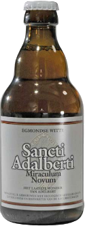 Sanc­ti Adal­ber­ti Eg­mond­se Wit­te fles van 0,33 liter