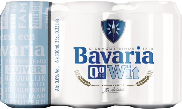 vacht Doctor in de filosofie beven Bavaria 0.0% Wit blik aanbieding | Aanbiedingen van blikjes bier |  biernet.nl