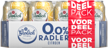 Grolsch Radler 0.0% set 12 blikjes a 0,33 liter