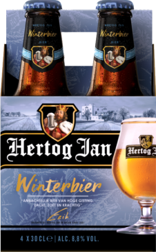 Hertog Jan Winterbier 4pack met flesjes van 30cl