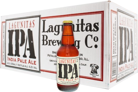 Lagunitas IPA doos van 24 flesjes á 0,355 liter