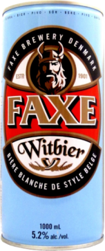 Faxe Witbier blik van 1 liter
