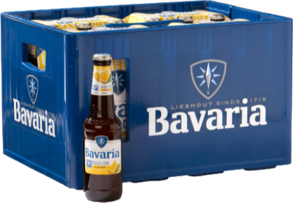 Prijs krat van 24 flesjes á 0,30 liter Bavaria Radler 0.0% biernet.nl