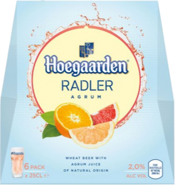 Hoegaarden Radler Agrum set van 6 flesjes á 0,25 liter