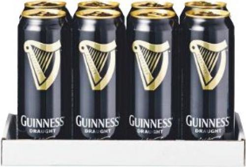 Guinness, set van 8 halve liter blikken