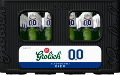 Grolsch 0.0% krat met 24 flesjes van 30cl