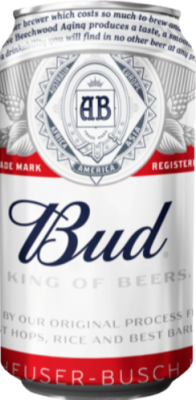 Bud blikje van 33cl Bud blikje van 33cl