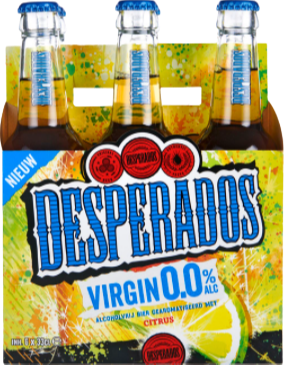 Alcohol-Free Beer Innovations : Desperados Virgin 0.0%