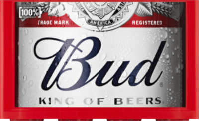 Bud krat met 24 flesjes van 30cl Bud krat met 24 flesjes van 30cl