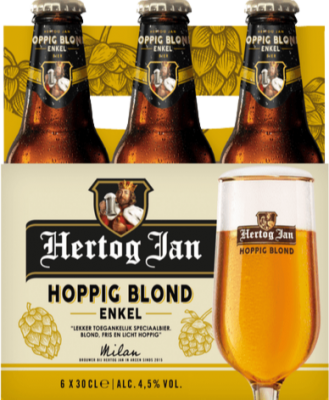 Hertog Jan Enkel sixpack met flesjes van 30cl