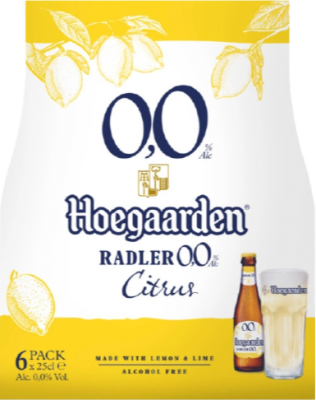 Hoegaarden Radler Citrus 0.0% Fles Aanbieding | Aanbiedingen Van Flessen  Bier | Biernet.Nl