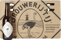 Vrijwit doos met 24 flesjes van 33cl