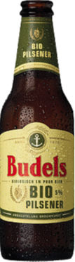 Budels bio pils fles van 30cl