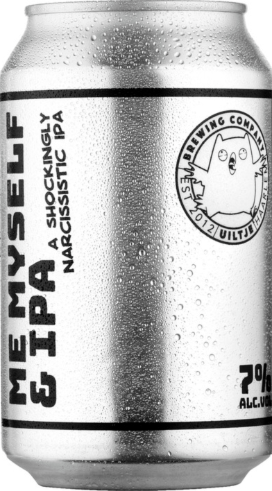 Uiltje Brewing Me, Myself and IPA blikje van 33cl Uiltje Brewing Me, Myself and IPA blikje van 33cl