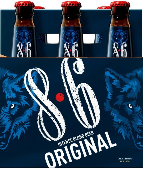 8.6 Original 6pack met flesjes van 33cl 8.6 Original 6pack met flesjes van 33cl