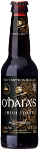 O'Hara's Irish Stout flesje van 33cl
