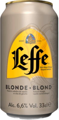 Leffe Blond blikje van 33cl Leffe Blond blikje van 33cl