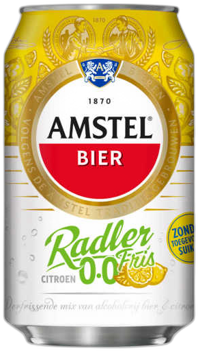 Amstel Radler fris alcoholvrij bier | biernet.nl