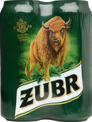 Zubr 4 blikken van 50 cl