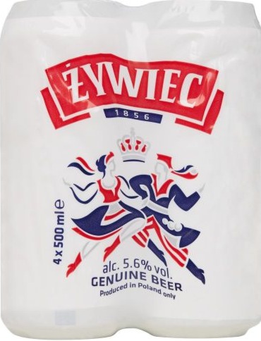Zywiec set met 4 blikken van 50cl