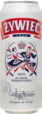 Zywiec Bier blik van 50cl