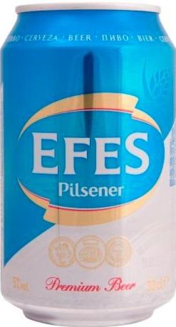 Efes bier blikje van 33cl
