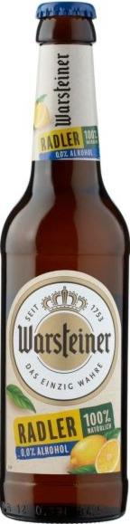 Warsteiner Radler Alkoholfrei flesje van 33cl Warsteiner Radler Alkoholfrei flesje van 33cl