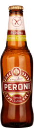 Birra Peroni Glutenvrij flesje van 33cl Birra Peroni Glutenvrij flesje van 33cl