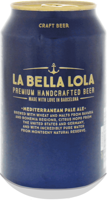 Barcelona Beer Company La Bella Lola blikje van 33cl