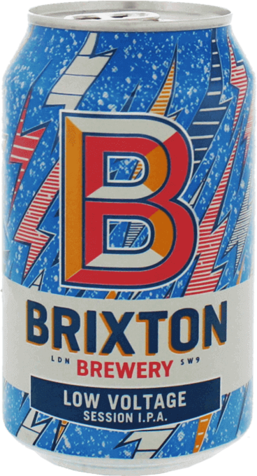 Brixton Low Voltage blikje van 33cl