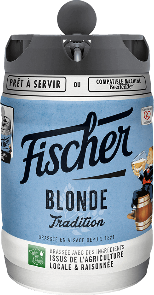 Fischer Blonde Tradition Tapvat van 5 liter