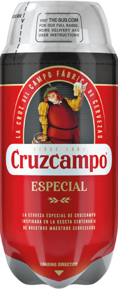 Cruzcampo Especial Sub Vat van 2 liter