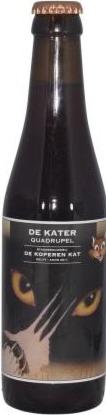 De Kater Quadrupel flesje van 33cl