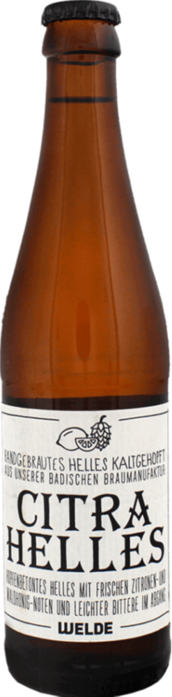 Welde Citra Helles flesje van 33cl