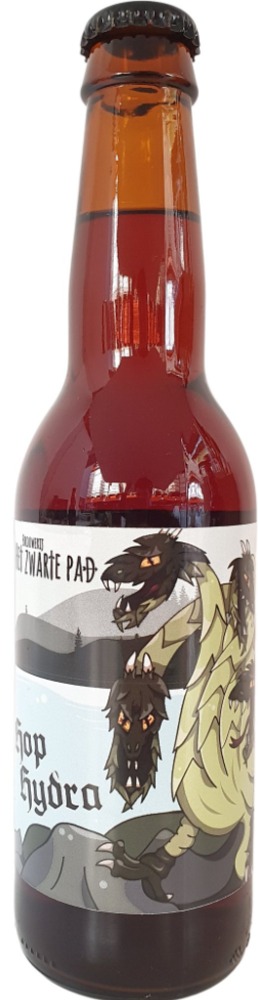 Zwarte Pad Hop Hydra flesje van 33cl