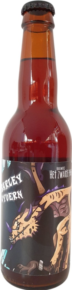 Zwarte Pad Barley Wyvern flesje van 33cl