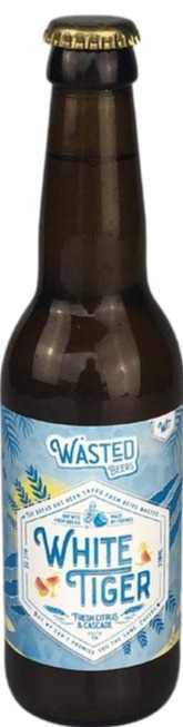Wasted White Tiger flesje van 33cl