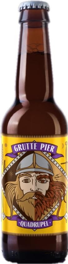 Grutte Pier Quadrupel flesje van 33cl