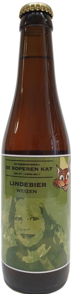 Koperen Kat Lindebier flesje van 33cl