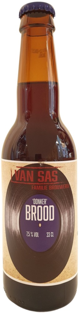 Van Sas Donker Brood flesje van 33cl