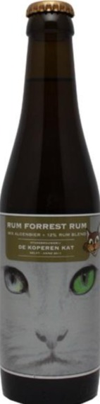 Koperen Kat Rum Forest Rum flesje van 33cl