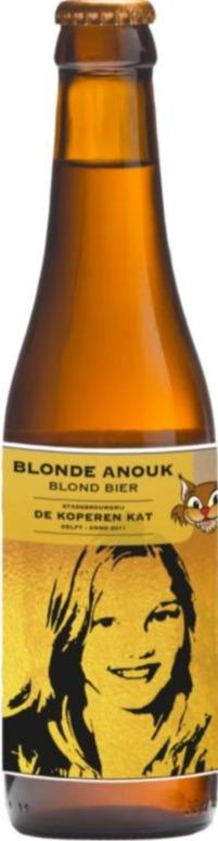 Koperen Kat Blonde Anouk flesje van 33cl