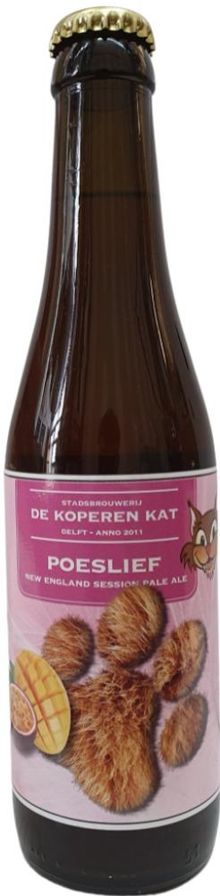 Koperen Kat Poeslief flesje van 33cl Koperen Kat Poeslief flesje van 33cl