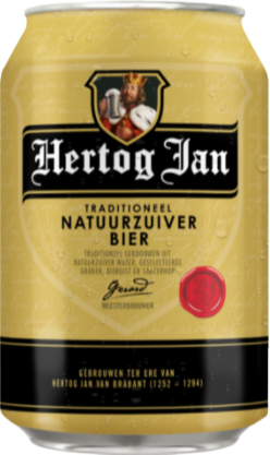 Hertog Jan bier blikje van 33cl