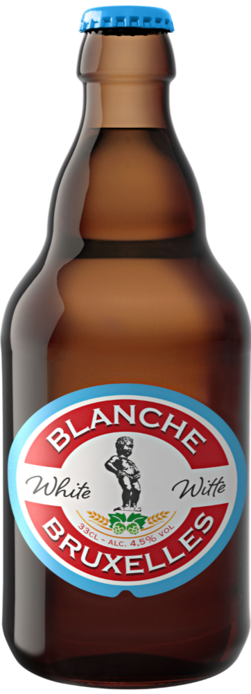 Blanche de Bruxelles flesje van 33cl Blanche de Bruxelles flesje van 33cl