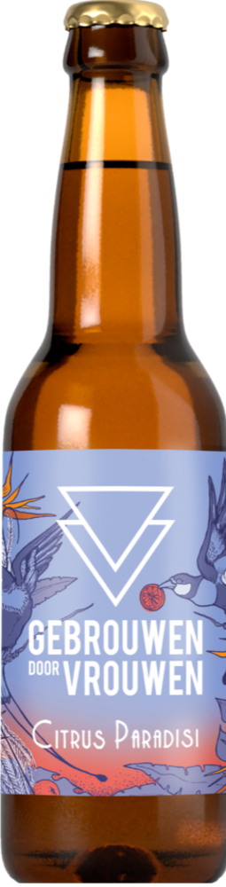 Gebrouwen door Vrouwen Citrus Paradisi flesje van 33cl Gebrouwen door Vrouwen Citrus Paradisi flesje van 33cl