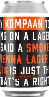 Kompaan Lager Tales #1 Smoked Vienna Lager blikje van 33cl