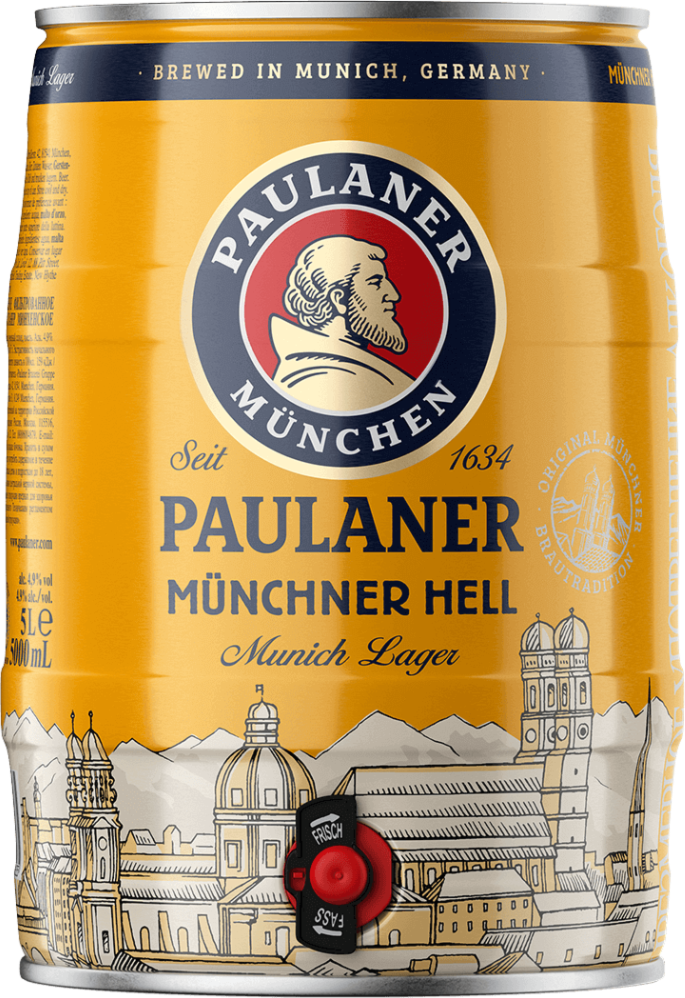 Paulaner Münchner Hell Tapvat van 5 liter