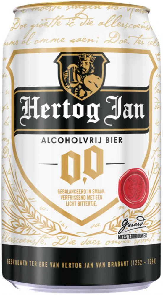 Hertog Jan 0.0% blikje van 33cl